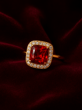 Zarnab Ring – A Timeless Symbol of Grace with a Maroon Pearl